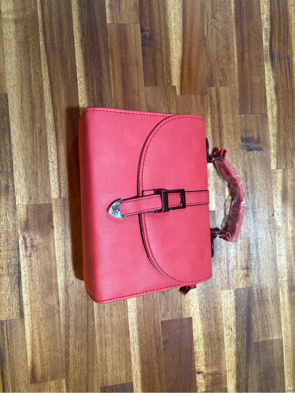 Stylish Red Top-Handle Women's Satchel